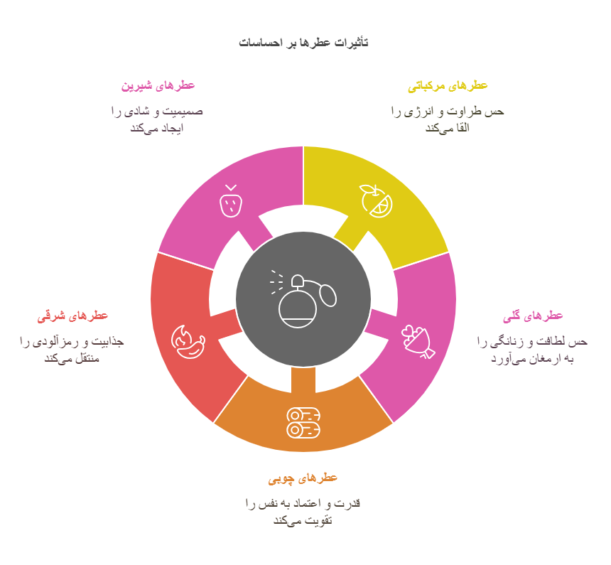 شناخت انواع رایحه ها و تاثیر آن ها بر احساسات