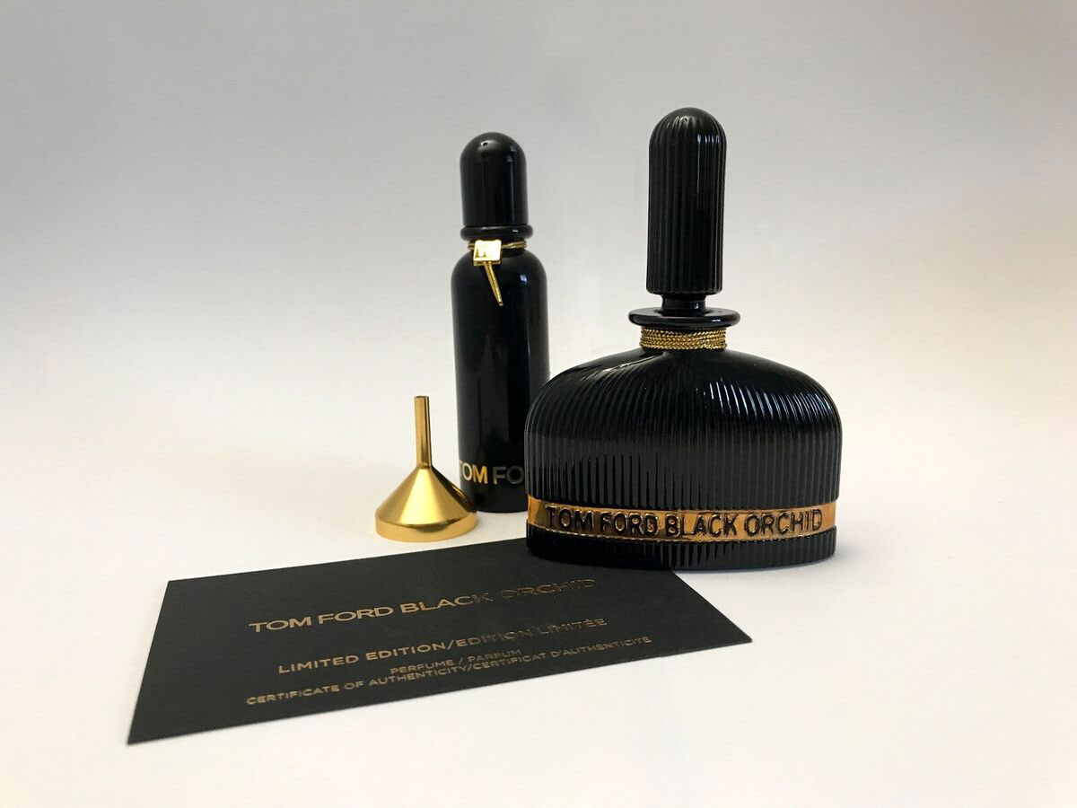 تصویر عطر تام فورد بلک ارکید پرفیوم لالیک ادیشن | Black Orchid Perfume Lalique Edition 2